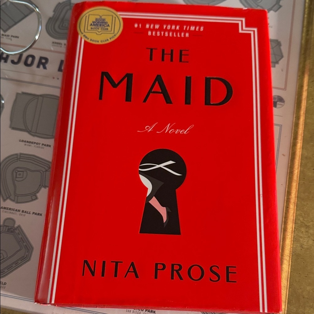 The Maid Novel by Nita Prose - Red Cover
